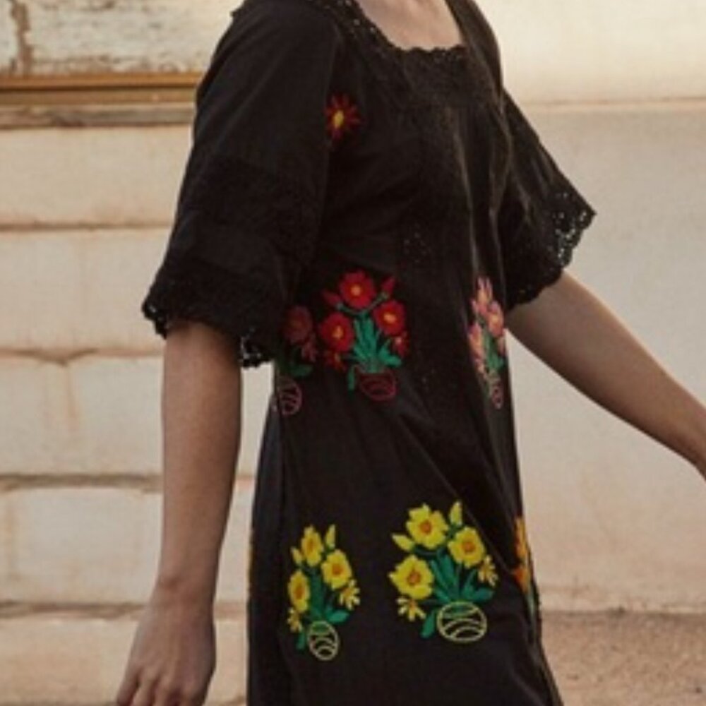 Christy Dawn Simone dress Noir xs/small - Picture 9 of 14